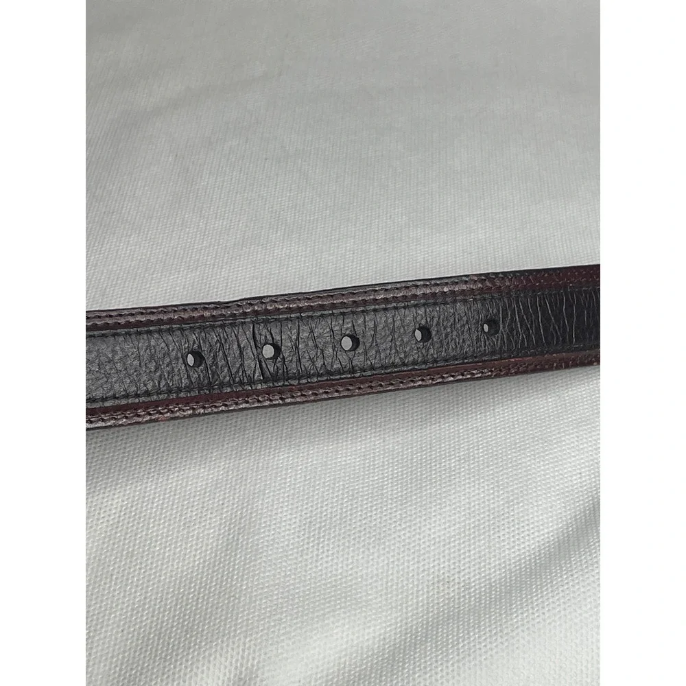 Johnston & Murphy Aniline Kipskin Shoulders Belt Handcrafted Size 32 (30